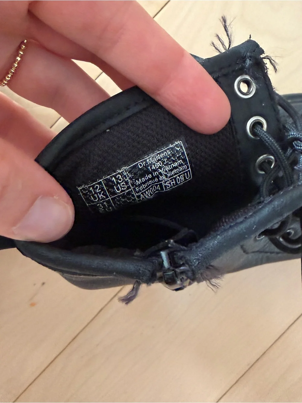 Dr. Martens Kids' 1460 Softy T Leather Lace-Up Boot